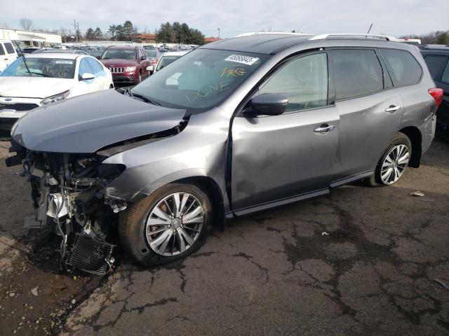 5N1DR2MM1JC678901 - 2018 NISSAN PATHFINDER S GRAY photo 1