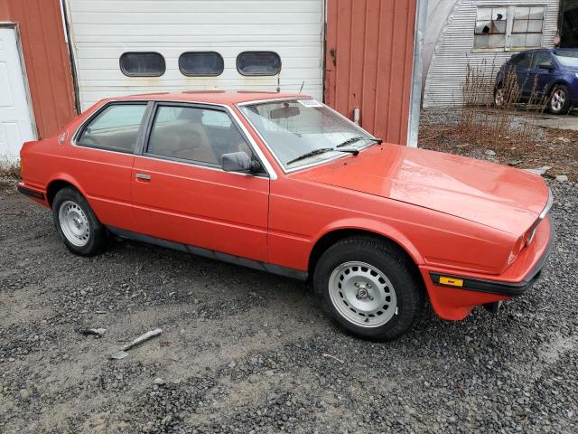 ZAMAL1109FB314416 - 1985 MASERATI BITURBO RED photo 4