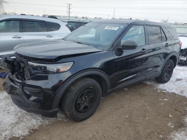 1FM5K8AB9LGA97902 - 2020 FORD EXPLORER POLICE INTERCEPTOR შავი ფოტო 1