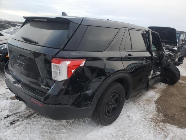 1FM5K8AB9LGA97902 - 2020 FORD EXPLORER POLICE INTERCEPTOR შავი ფოტო 3