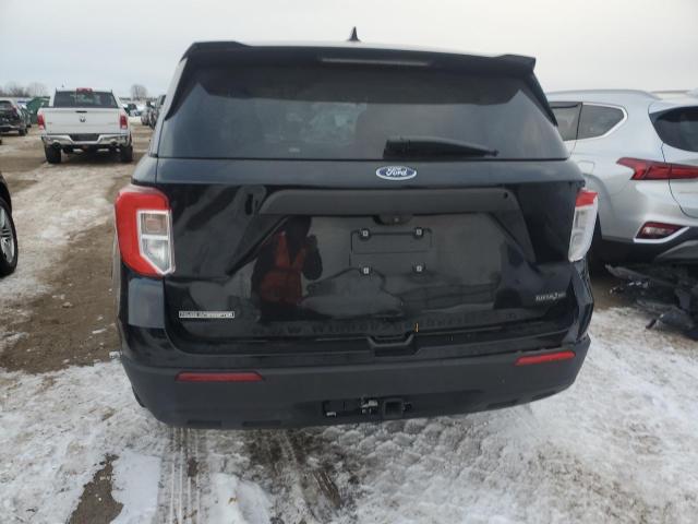 1FM5K8AB9LGA97902 - 2020 FORD EXPLORER POLICE INTERCEPTOR შავი ფოტო 6