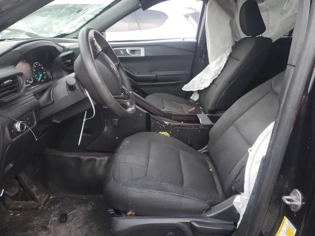 1FM5K8AB9LGA97902 - 2020 FORD EXPLORER POLICE INTERCEPTOR შავი ფოტო 7