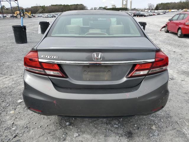 19XFB2F85DE007827 - 2013 HONDA CIVIC EX GRAY photo 6