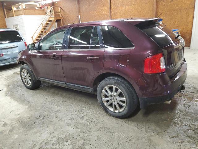 2FMDK4KC0BBA72081 - 2011 FORD EDGE LIMITED BURGUNDY photo 2