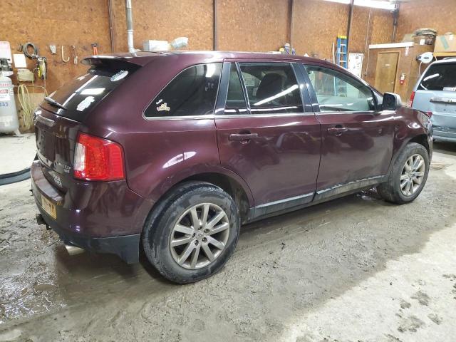 2FMDK4KC0BBA72081 - 2011 FORD EDGE LIMITED BURGUNDY photo 3