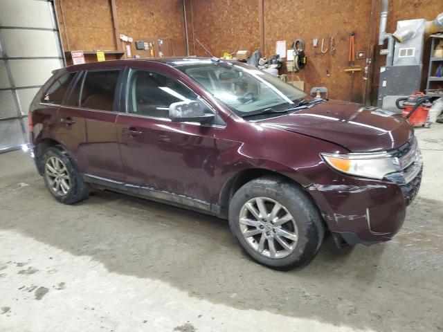 2FMDK4KC0BBA72081 - 2011 FORD EDGE LIMITED BURGUNDY photo 4