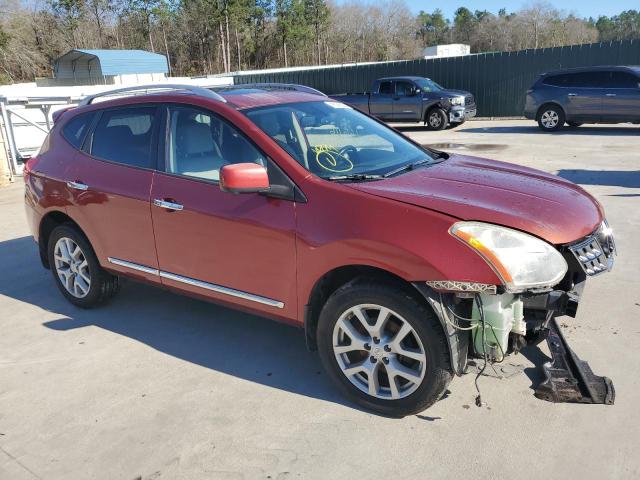 JN8AS5MV8CW366943 - 2012 NISSAN ROGUE S BURGUNDY photo 4