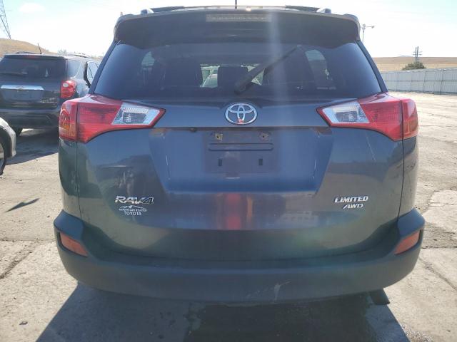 JTMDFREV0DD030462 - 2013 TOYOTA RAV4 LIMITED CHARCOAL photo 6