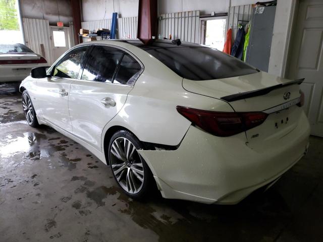 JN1EV7AR4JM437896 - 2018 INFINITI Q50 LUXE WHITE photo 2