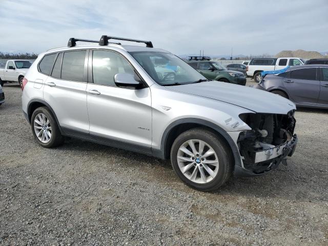 5UXWX9C53D0A18131 - 2013 BMW X3 XDRIVE28I SILVER photo 4