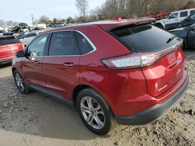 2FMTK3K9XFBB35798 - 2015 FORD EDGE TITANIUM RED photo 2