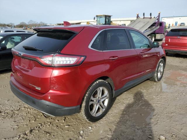 2FMTK3K9XFBB35798 - 2015 FORD EDGE TITANIUM RED photo 3