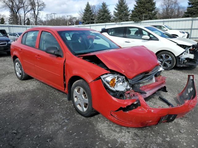 1G1AK55F377347776 - 2007 CHEVROLET COBALT LS RED photo 4