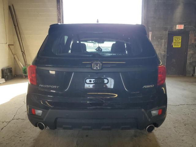 5FNYF8H50NB020354 - 2022 HONDA PASSPORT EXL BLACK photo 6