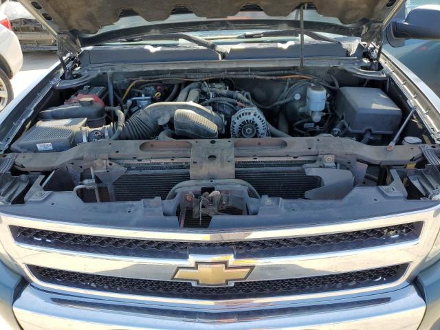 2GCEC13C971680598 - 2007 CHEVROLET SILVERADO C1500 CREW CAB TEAL photo 11