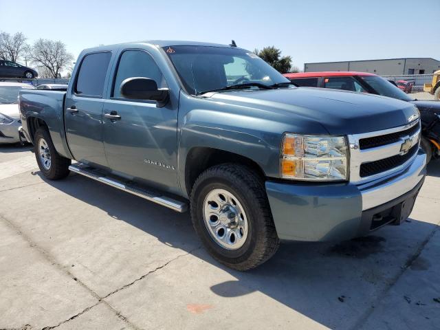 2GCEC13C971680598 - 2007 CHEVROLET SILVERADO C1500 CREW CAB TEAL photo 4