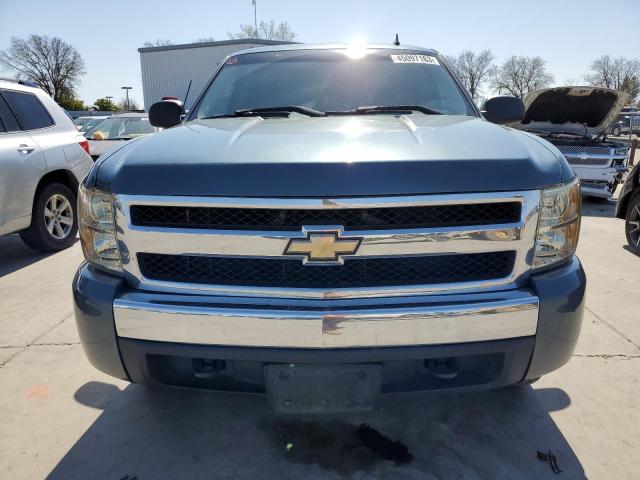 2GCEC13C971680598 - 2007 CHEVROLET SILVERADO C1500 CREW CAB TEAL photo 5