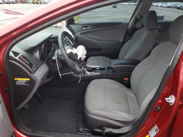 5NPEB4AC2EH839044 - 2014 HYUNDAI SONATA GLS RED photo 7