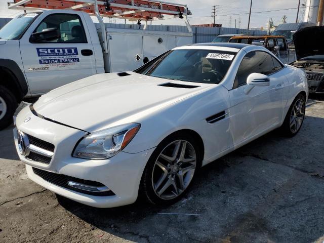 WDDPK4HA5EF075252 - 2014 MERCEDES-BENZ SLK 250 WHITE photo 1