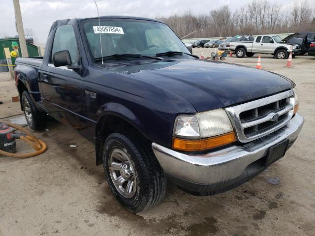 1FTYR10C5YPB32800 - 2000 FORD RANGER BLUE photo 4