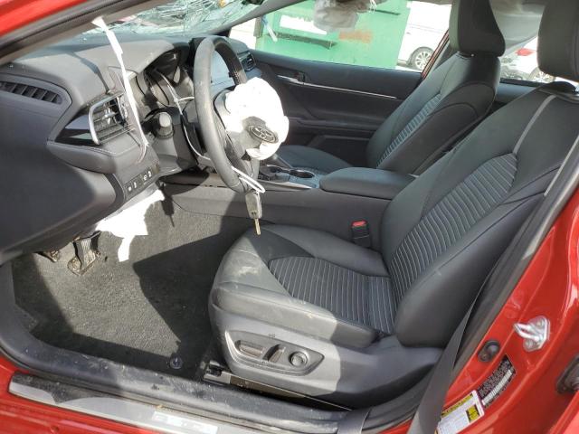 4T1G11AK1RU216488 - 2024 TOYOTA CAMRY SE NIGHT SHADE RED photo 7