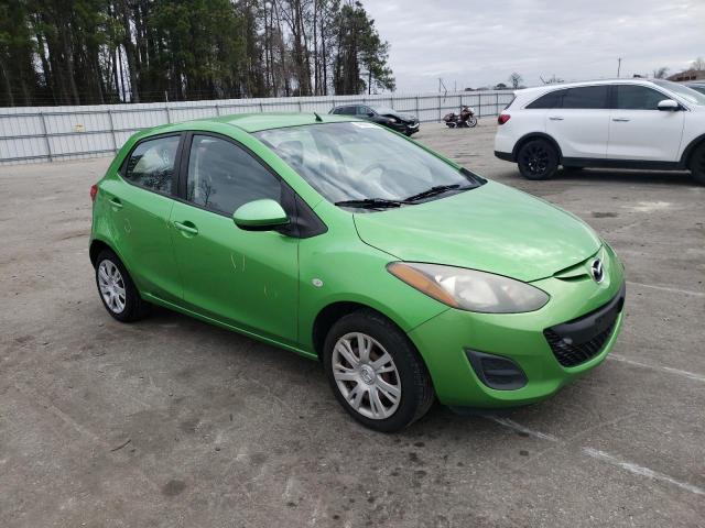 JM1DE1KY8D0156367 - 2013 MAZDA MAZDA2 GREEN photo 4