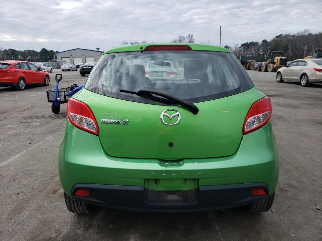 JM1DE1KY8D0156367 - 2013 MAZDA MAZDA2 GREEN photo 6