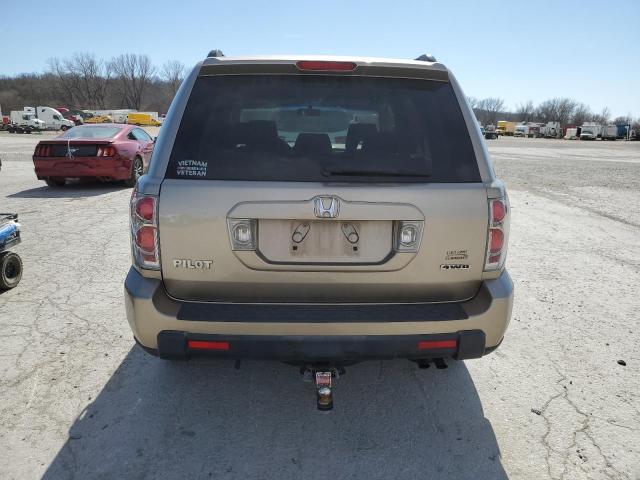 2HKYF18406H504476 - 2006 HONDA PILOT EX TAN photo 6