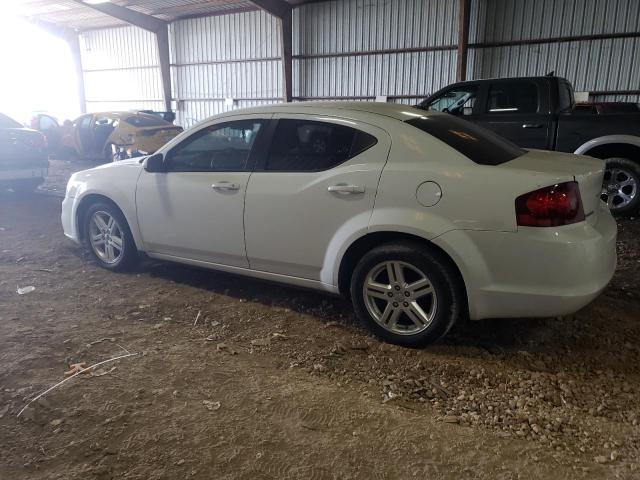 1C3CDZCBXCN251543 - 2012 DODGE AVENGER SXT WHITE photo 2