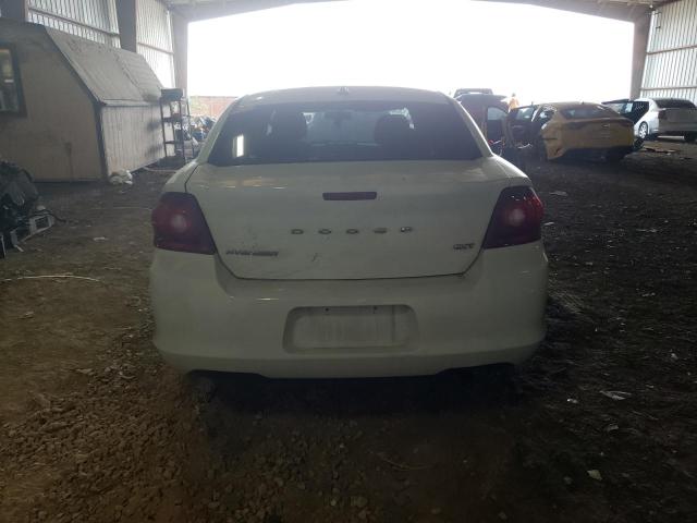 1C3CDZCBXCN251543 - 2012 DODGE AVENGER SXT WHITE photo 6