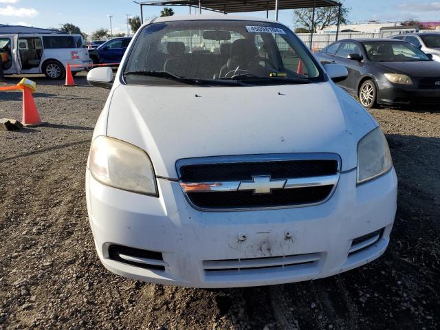 KL1TD5DE0BB194192 - 2011 CHEVROLET AVEO LS WHITE photo 5