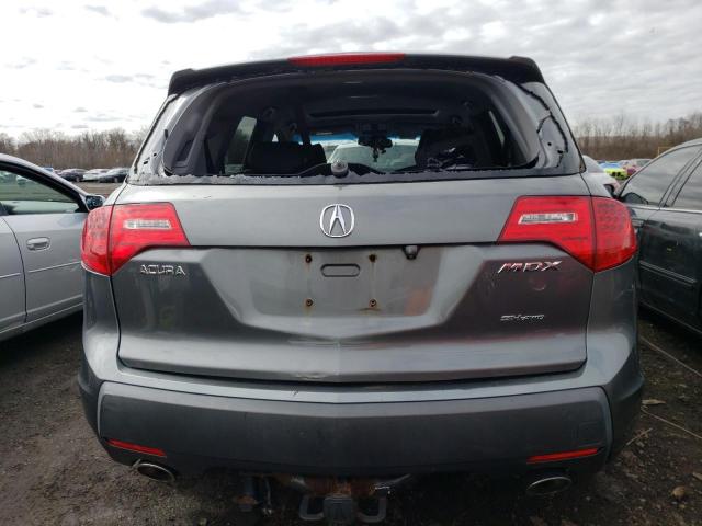 2HNYD28738H540755 - 2008 ACURA MDX SPORT GRAY photo 6