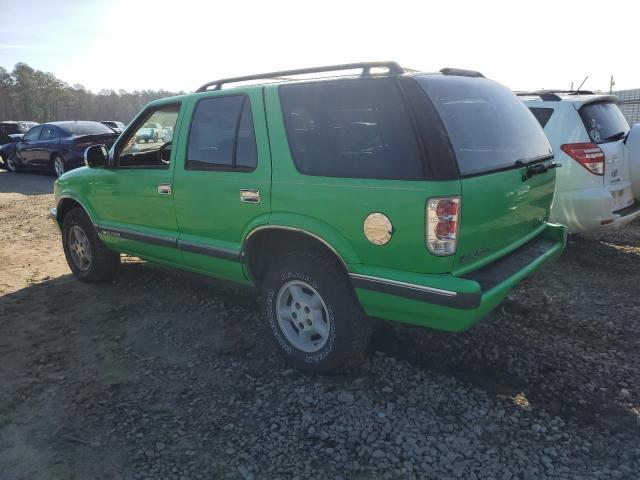 1GNDT13WXV2229318 - 1997 CHEVROLET BLAZER GREEN photo 2