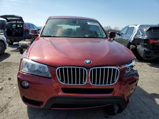 5UXWX9C50E0D10658 - 2014 BMW X3 XDRIVE28I RED photo 5