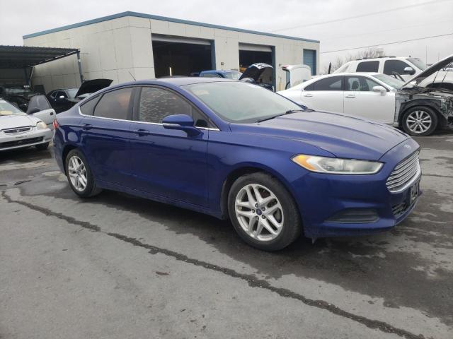 3FA6P0HD5ER226755 - 2014 FORD FUSION SE BLUE photo 4