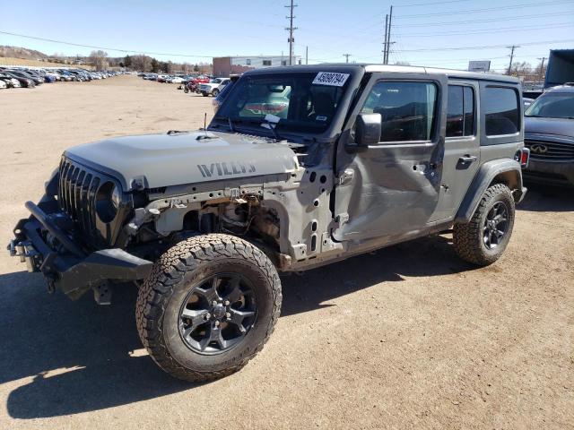 1C4HJXDN9MW579765 - 2021 JEEP WRANGLER U SPORT GRAY photo 1