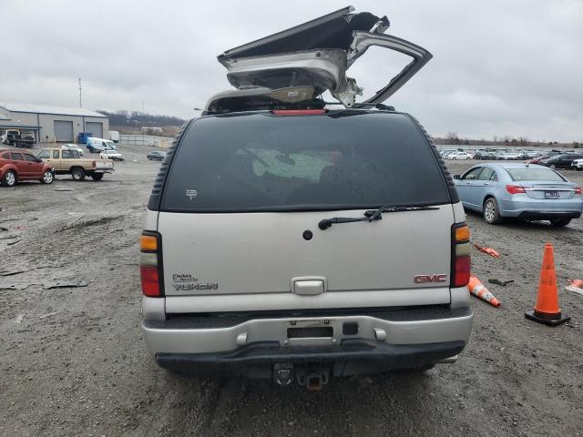 1GKEK63U74J318820 - 2004 GMC YUKON DENALI SILVER photo 6