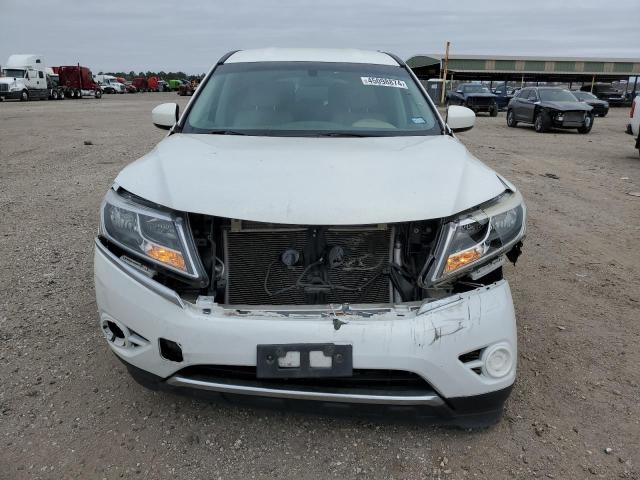 5N1AR2MN1EC644667 - 2014 NISSAN PATHFINDER S WHITE photo 5