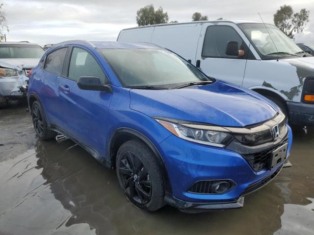 3CZRU5H11MM731443 - 2021 HONDA HR-V SPORT BLUE photo 4