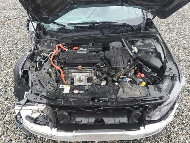 1HGCV3F47JA000536 - 2018 HONDA ACCORD HYBRID EX CHARCOAL photo 11