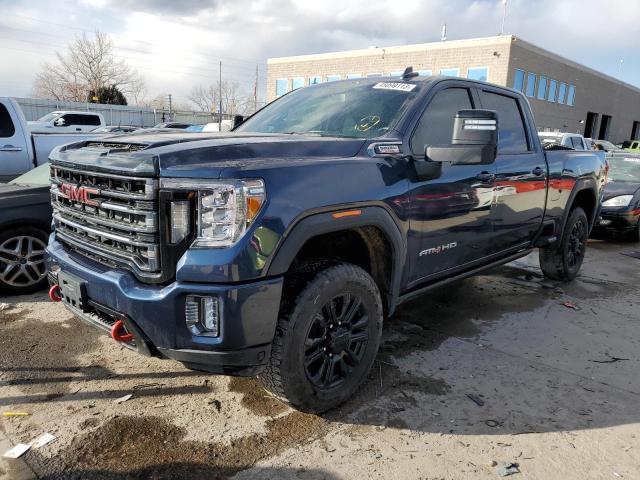 1GT49PEY2NF137802 - 2022 GMC SIERRA K2500 AT4 BLUE photo 1