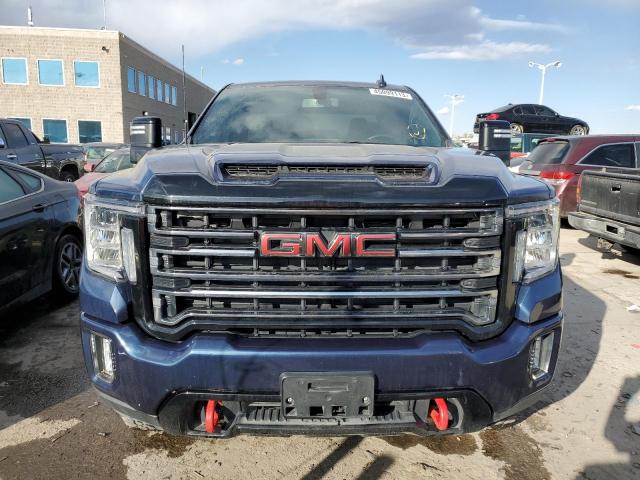 1GT49PEY2NF137802 - 2022 GMC SIERRA K2500 AT4 BLUE photo 5