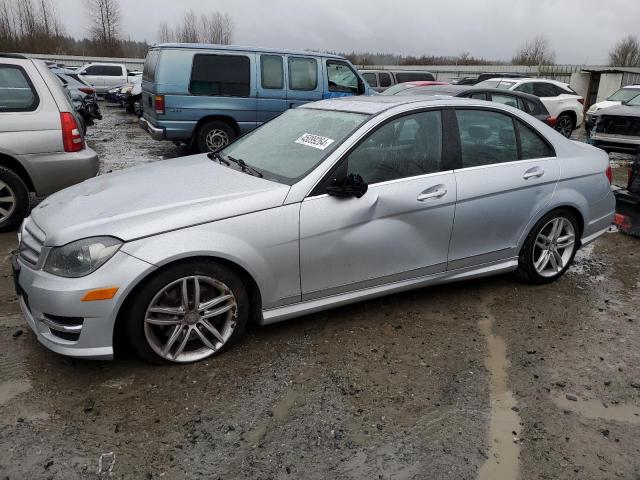 WDDGF8AB0DR254133 - 2013 MERCEDES-BENZ C 300 4MATIC SILVER photo 1