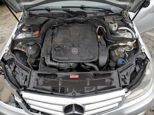 WDDGF8AB0DR254133 - 2013 MERCEDES-BENZ C 300 4MATIC SILVER photo 11