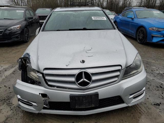 WDDGF8AB0DR254133 - 2013 MERCEDES-BENZ C 300 4MATIC SILVER photo 5