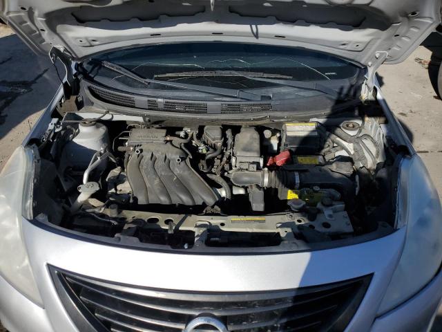 3N1CN7AP7EL844441 - 2014 NISSAN VERSA S SILVER photo 11