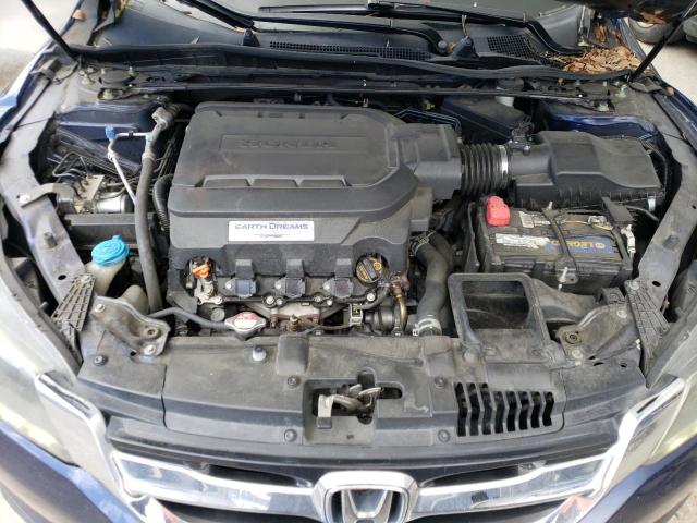 1HGCR3F85EA008132 - 2014 HONDA ACCORD EXL BLUE photo 11