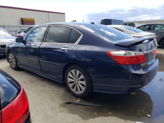 1HGCR3F85EA008132 - 2014 HONDA ACCORD EXL BLUE photo 2