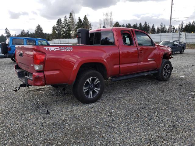 5TFSZ5AN7HX107197 - 2017 TOYOTA TACOMA ACCESS CAB 红色 照片 3