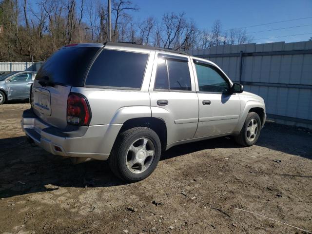 1GNDT13S072233975 - 2007 CHEVROLET TRAILBLAZE LS SILVER photo 3